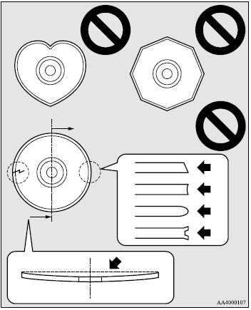 ● In the following circumstances, moisture can form on discs and inside the audio
