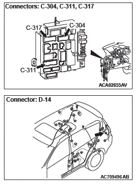 Mitsubishi Outlander. Chassis Electrical