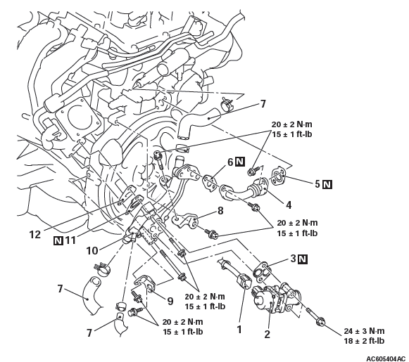 Mitsubishi Outlander. Engine and Emission Control