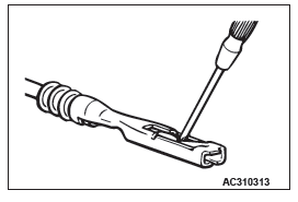Mitsubishi Outlander. Harness Connector Inspection