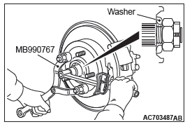 Mitsubishi Outlander. Rear Suspension